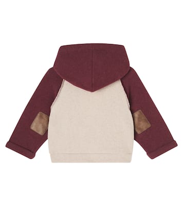 Baby Hakon knitted cotton-blend hoodie | 1 + in the Family