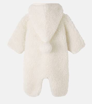 Baby wool teddy booties and onesie | Binibamba