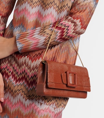 Maygot snake-effect leather clutch  | Manolo Blahnik