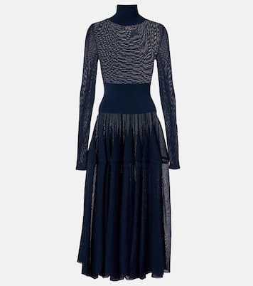 Sheer midi dress | Alaïa