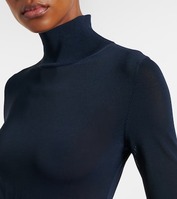 Sheer midi dress | Alaïa