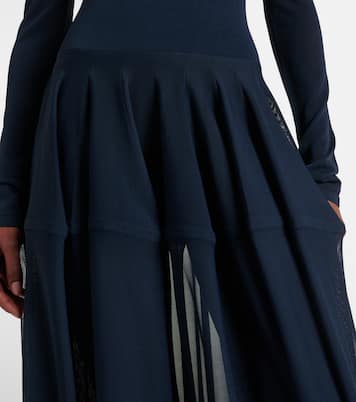 Sheer midi dress | Alaïa