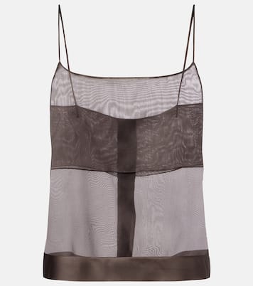 Carmen sheer silk camisole | Calvin Klein Collection
