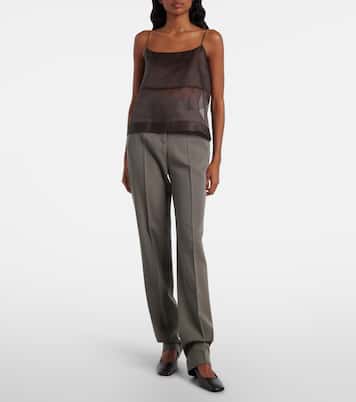 Carmen sheer silk camisole | Calvin Klein Collection