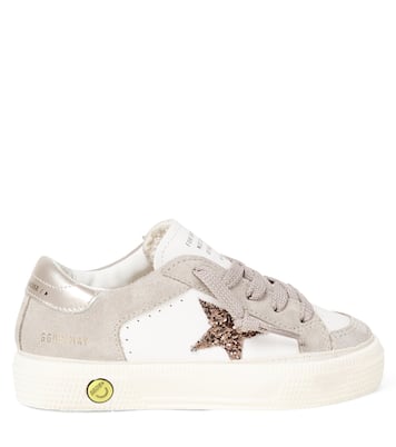 May suede-trimmed sneakers | Golden Goose Kids