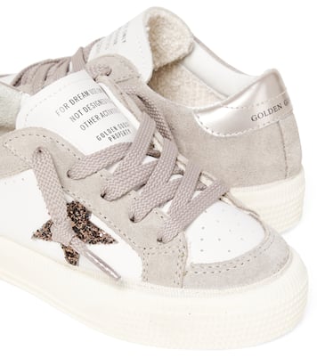 May suede-trimmed sneakers | Golden Goose Kids