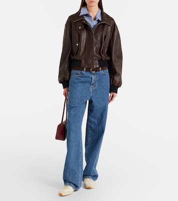 Field suede and leather-trimmed sneakers | Tory Burch