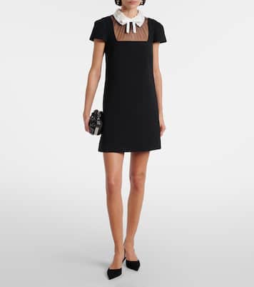 Minikleid aus Crêpe | Self-Portrait