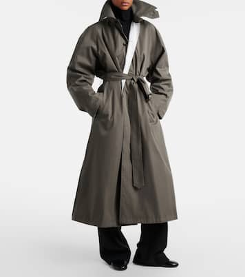 Trenchcoat aus Baumwoll-Twill | Phoebe Philo