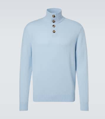 Wool and cashmere turtleneck sweater | Allude
