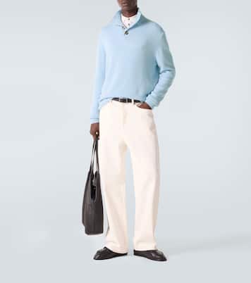 Wool and cashmere turtleneck sweater | Allude