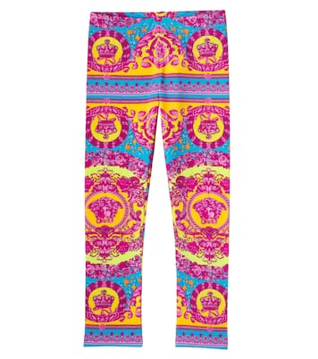 Leggings Electric Barocco aus Jersey | Versace Kids