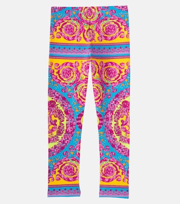Leggings Electric Barocco aus Jersey | Versace Kids