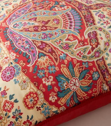 Pegaso paisley cotton cushion | Etro