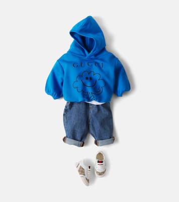 x Mr. Men Little Miss Baby cotton jersey hoodie | Gucci Kids