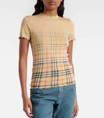 Top in cotone Burberry Check | Burberry