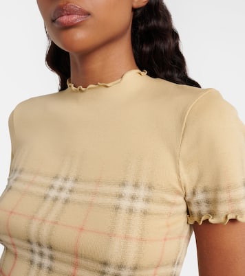 Top in cotone Burberry Check | Burberry