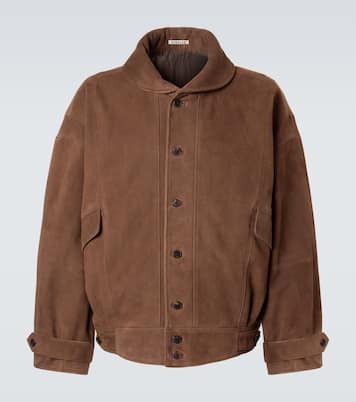 Giacca blouson in suede | Auralee