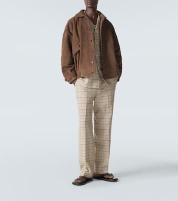 Giacca blouson in suede | Auralee