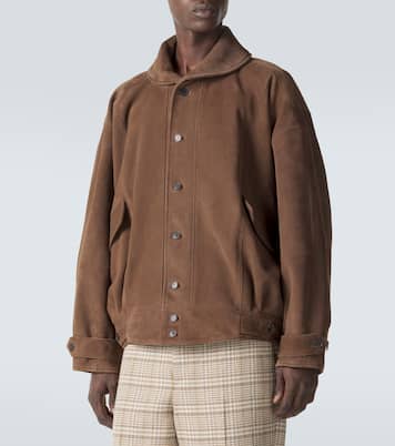 Giacca blouson in suede | Auralee