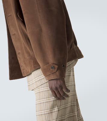 Giacca blouson in suede | Auralee
