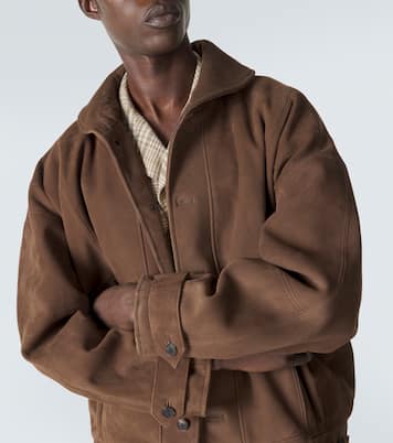 Giacca blouson in suede | Auralee