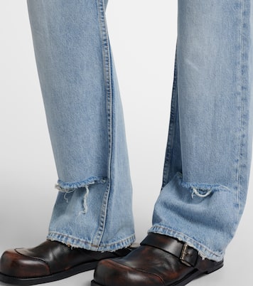 Jeans rectos con efecto desgastado | Acne Studios