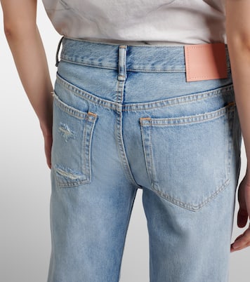 Jeans rectos con efecto desgastado | Acne Studios