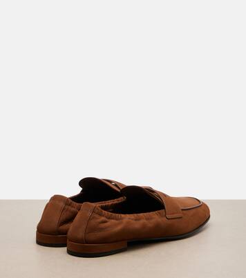 Leather penny loafers | Prada