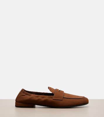 Leather penny loafers | Prada