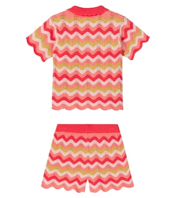 Ninon cotton top and Nine shorts set | Bonton