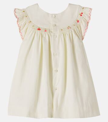 Baby Besticktes Kleid Amantine aus Baumwolle | Bonpoint
