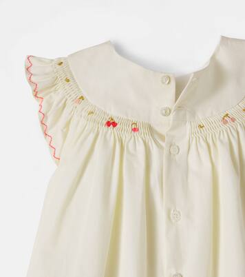 Baby Besticktes Kleid Amantine aus Baumwolle | Bonpoint