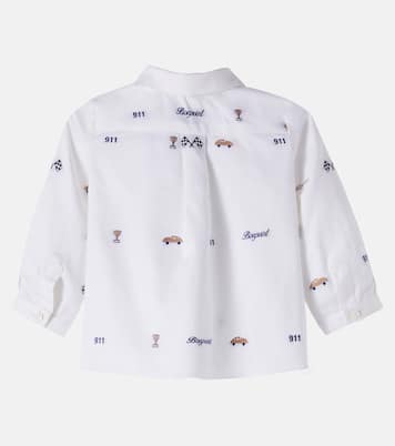 x Porsche Baby Malo cotton jacquard shirt | Bonpoint