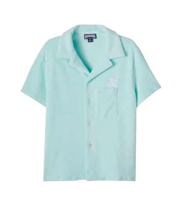 Embroidered cotton terry shirt | Vilebrequin Kids