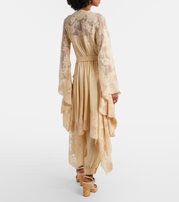 Como silk satin tapered pants | Zimmermann