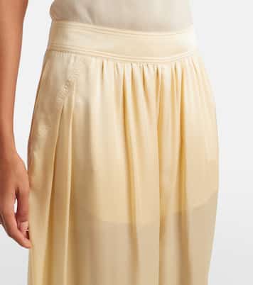 Como silk satin tapered pants | Zimmermann