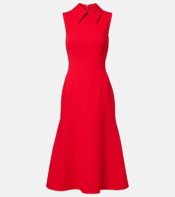 Midikleid Leontine aus Woll-Crêpe | Emilia Wickstead
