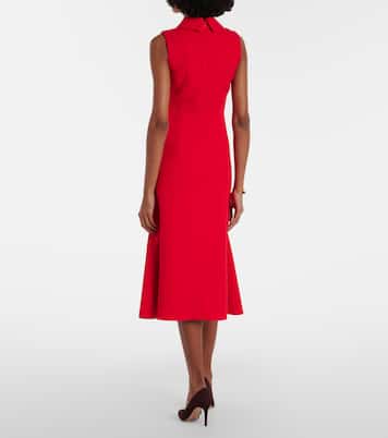 Midikleid Leontine aus Woll-Crêpe | Emilia Wickstead