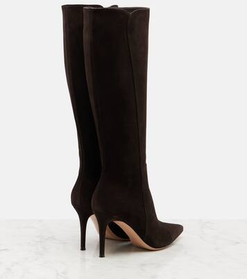 Suede knee-high boots | Gianvito Rossi