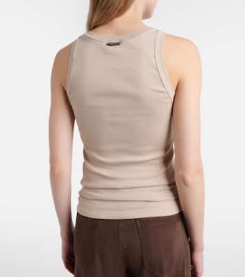 Monili cotton-blend tank top | Brunello Cucinelli
