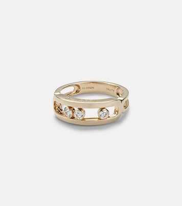 Anello Move Classique in oro 18kt con diamanti | Messika