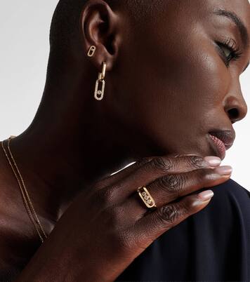 Anello Move Classique in oro 18kt con diamanti | Messika