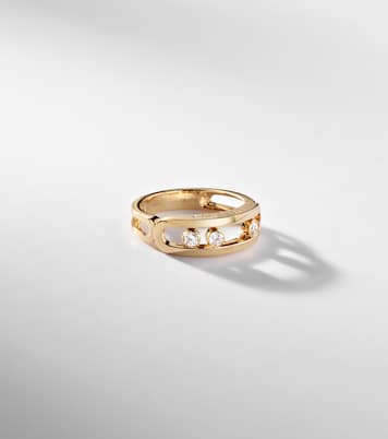 Anello Move Classique in oro 18kt con diamanti | Messika