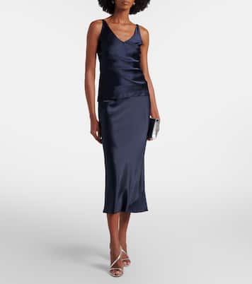 Sense of Shine silk-blend satin top | Dorothee Schumacher