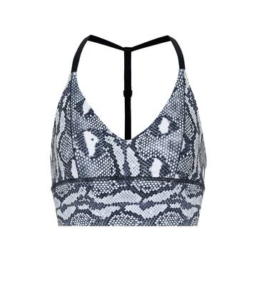 Snake-print sports bra | Adam Selman Sport