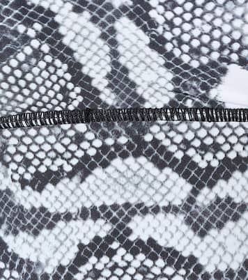 Snake-print sports bra | Adam Selman Sport