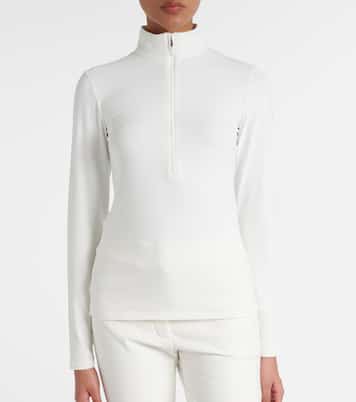 Top de esquí con media cremallera y logo | Fusalp