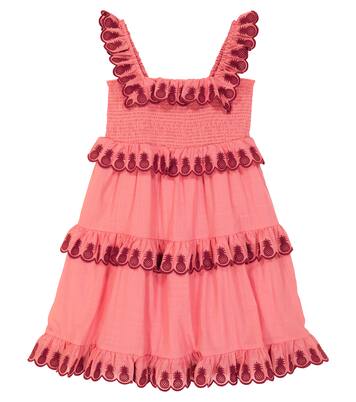 Tropicana embroidered cotton dress | Zimmermann Kids