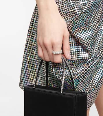 Anillo Cameron adornado con cristales | Amina Muaddi